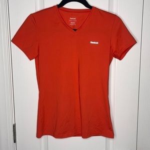 Reebok Play Dry Active Short Sleeved V Neck -Small
